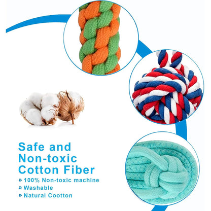 Dog Rope Chew Toy Set