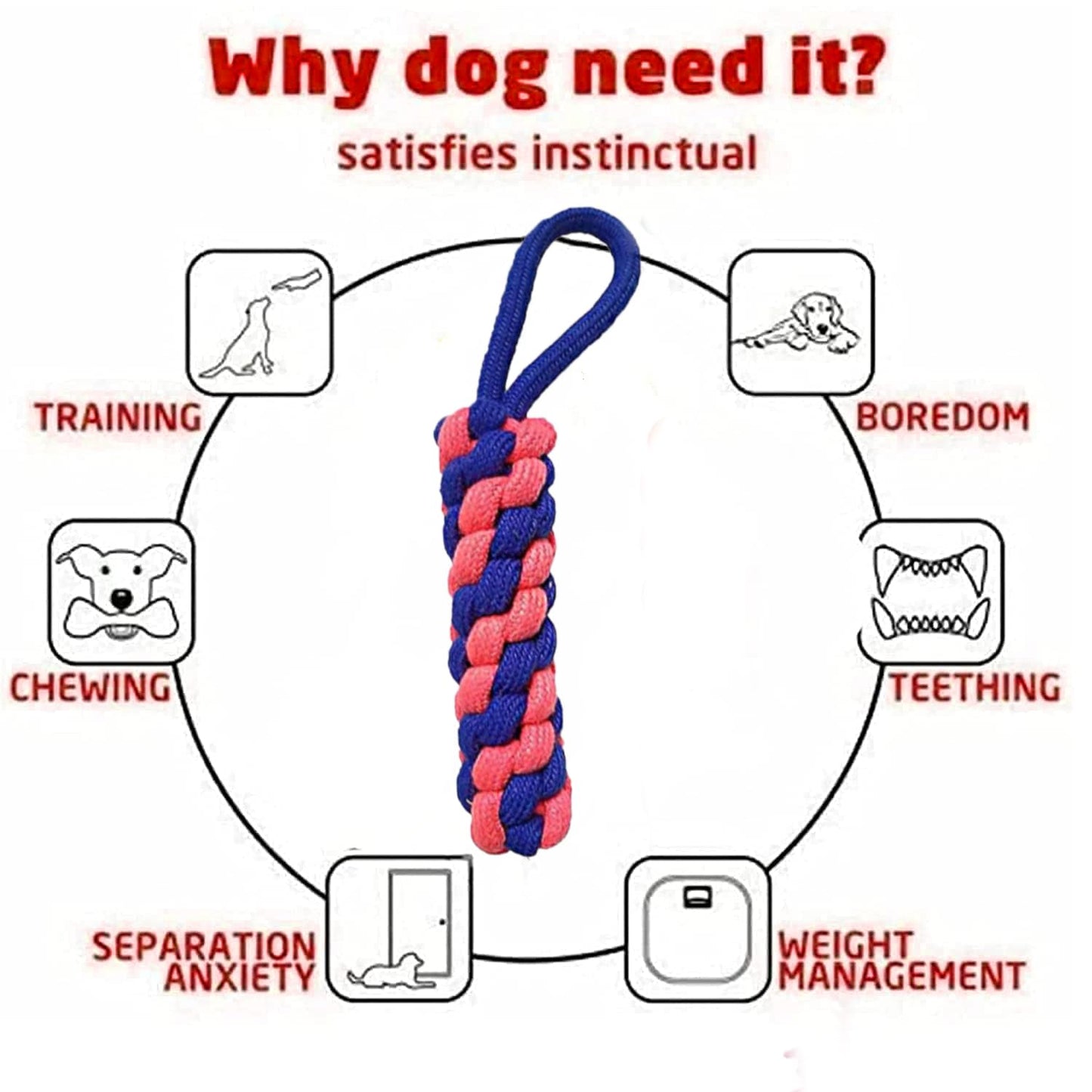 5-in-1 Puppy Rope Toy Set