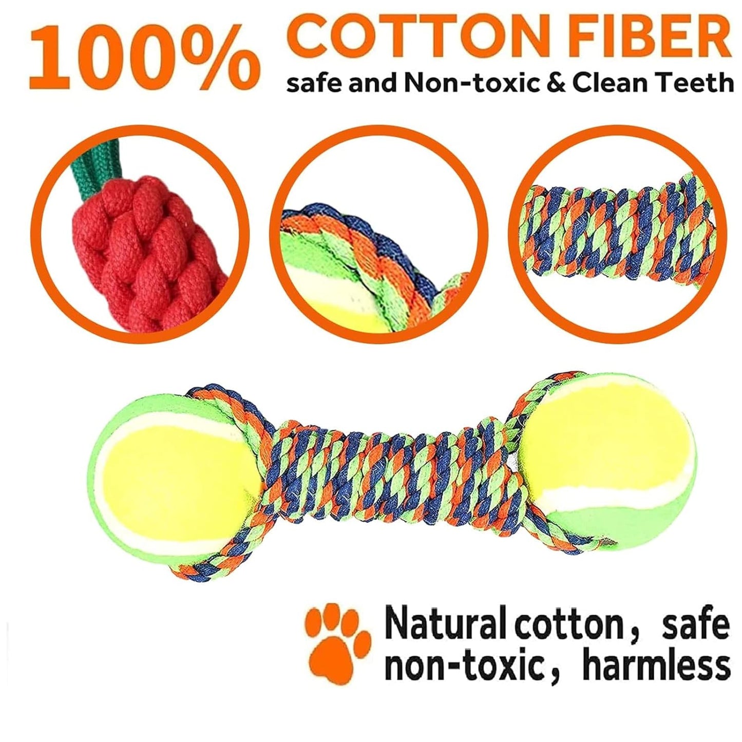 Cotton Puppy Rope Chew Toys