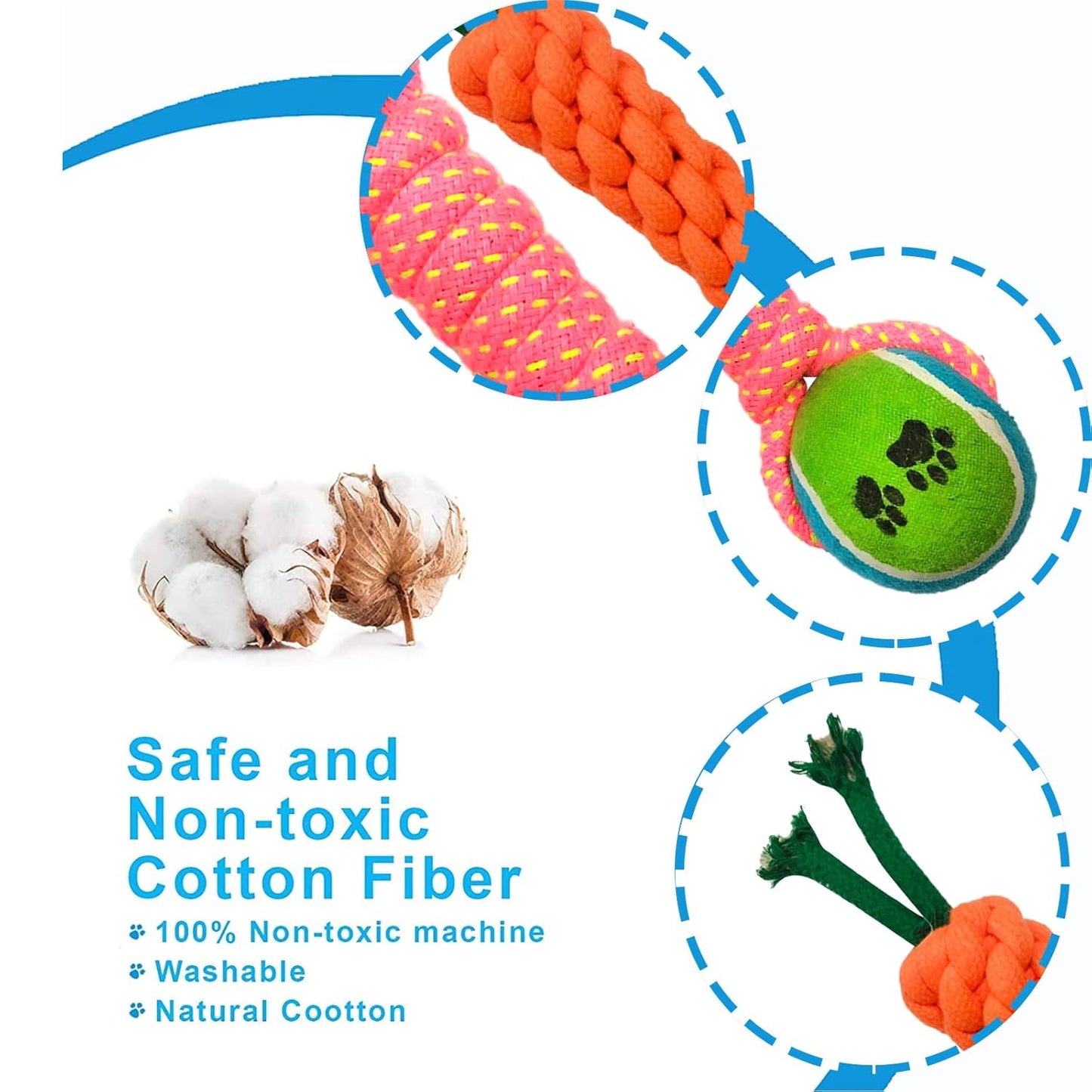 Cotton Puppy Rope Chew Toys