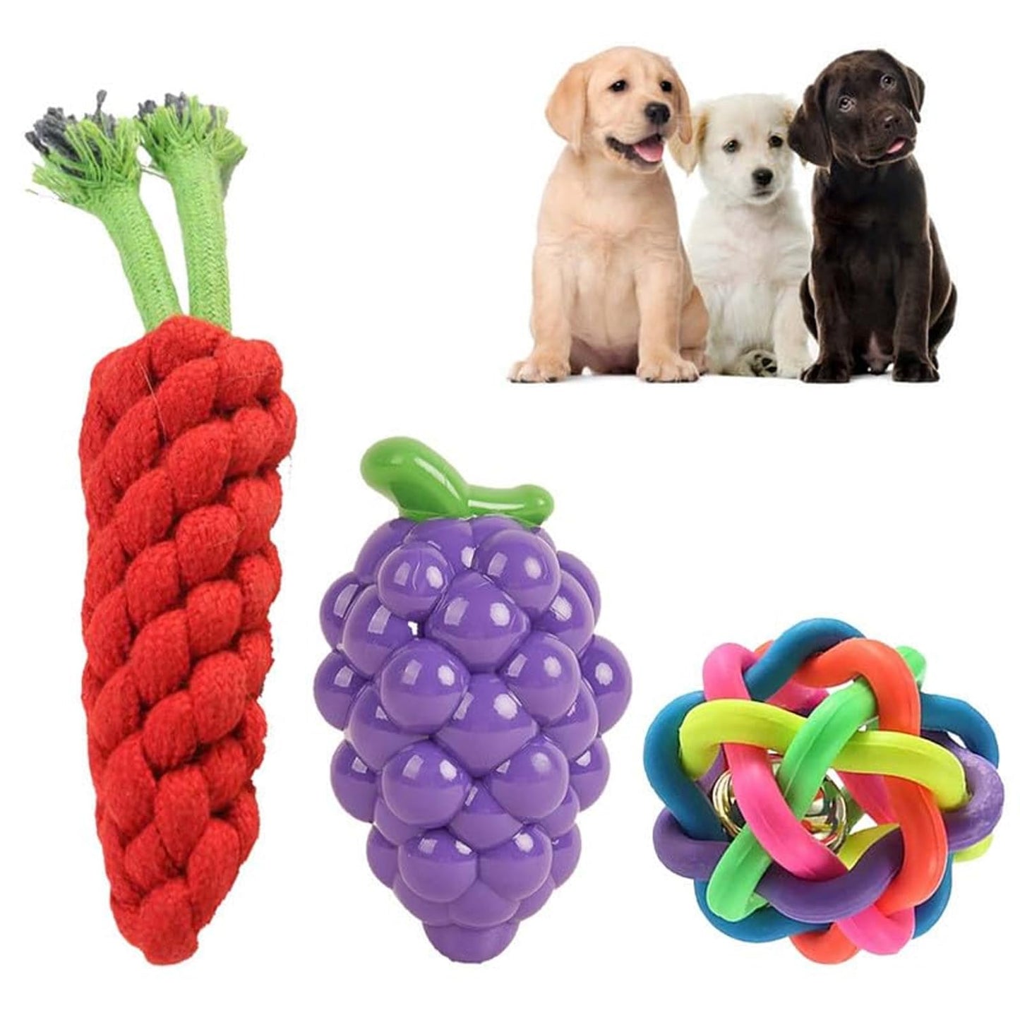Puppy Chew Toy Combo Set