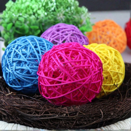 Colorful Rattan Balls Pack