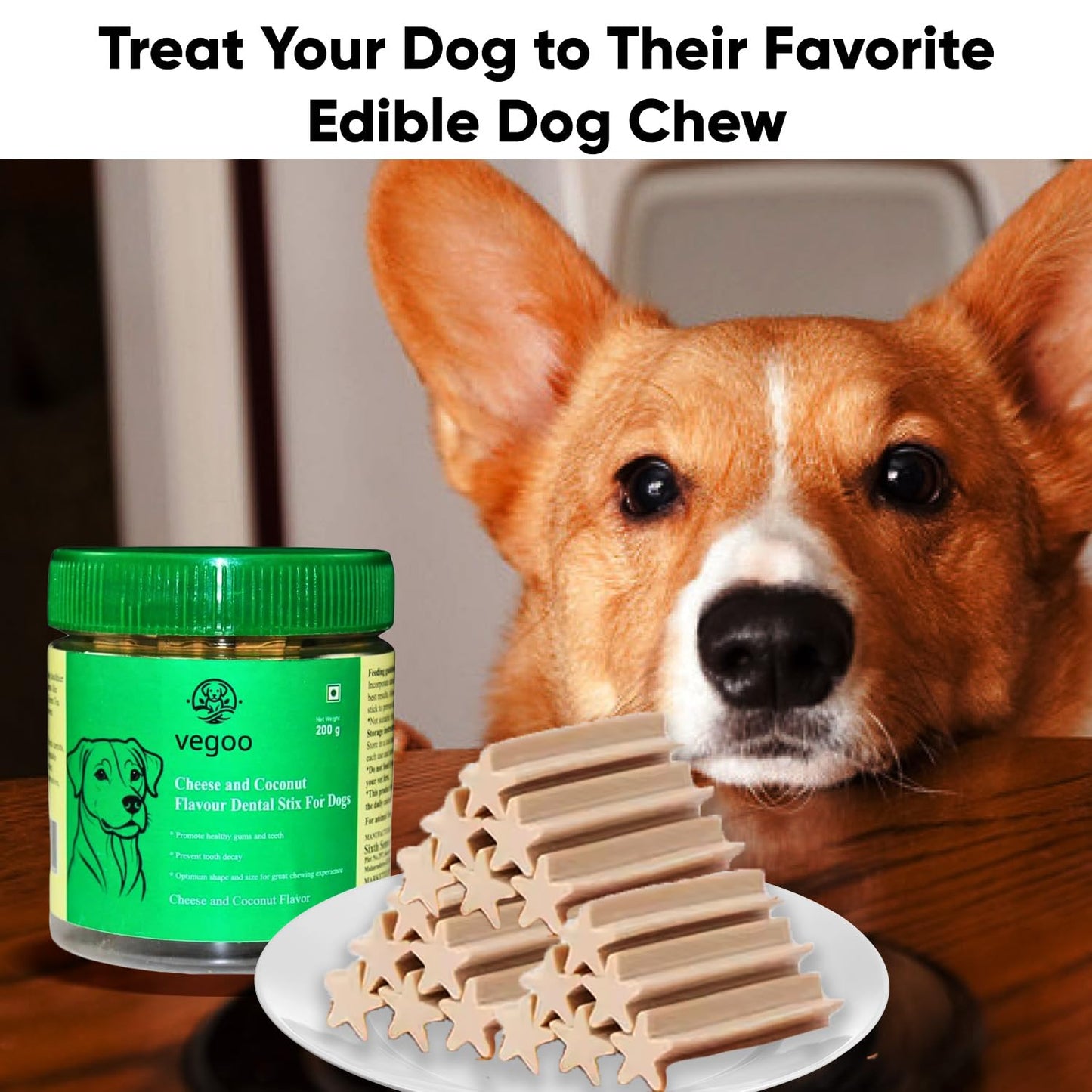 Cheese & Coconut Dental Stix – 200g