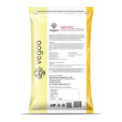 Strips - 100g Pure Vegetarian Dog Food (Real vegetables)