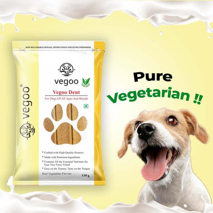 Strips - 100g Pure Vegetarian Dog Food (Real vegetables)