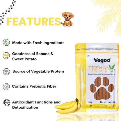 Dog Treat, Optimum Health Formula 100g (Banana)