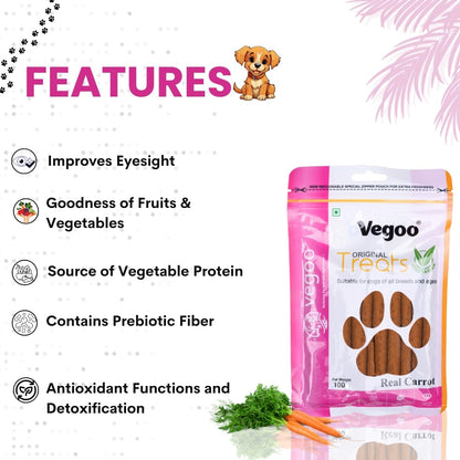 Dog Treat, Optimum Health Formula 100g (Carrot)
