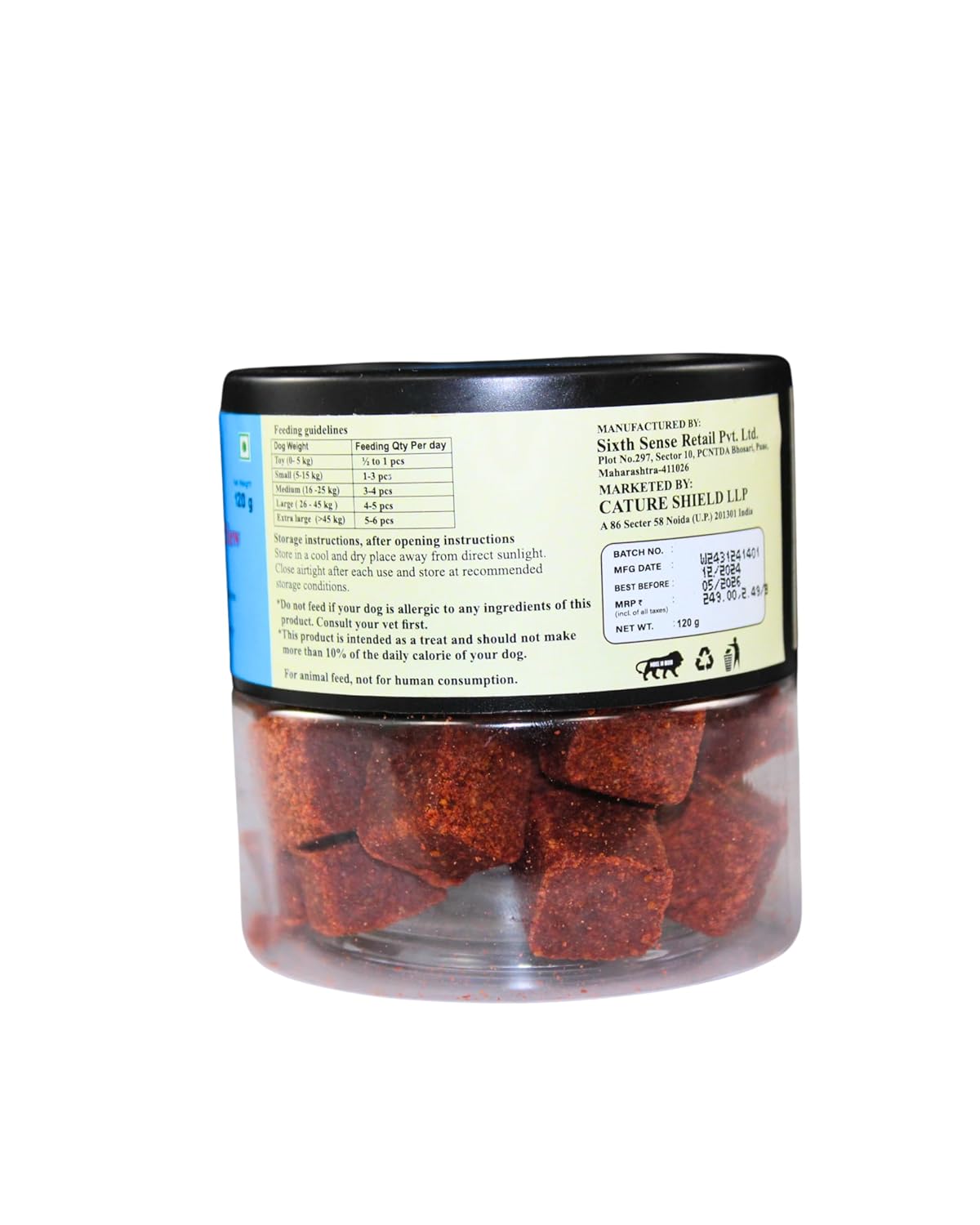 Dog Treats Super Melon Flavored Dog Chew Bites 120g