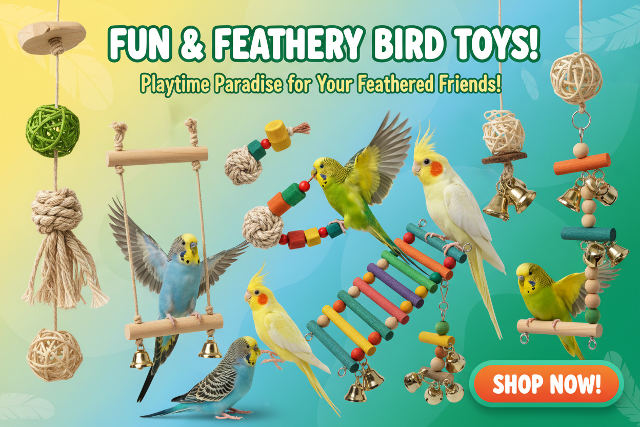 Bird toys banner